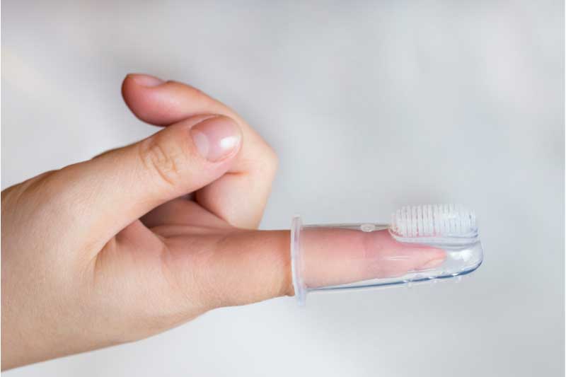 silikonska četkica za zube za bebe