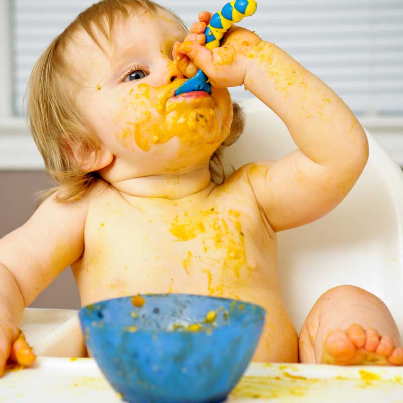 kako naučiti dete da jede samo